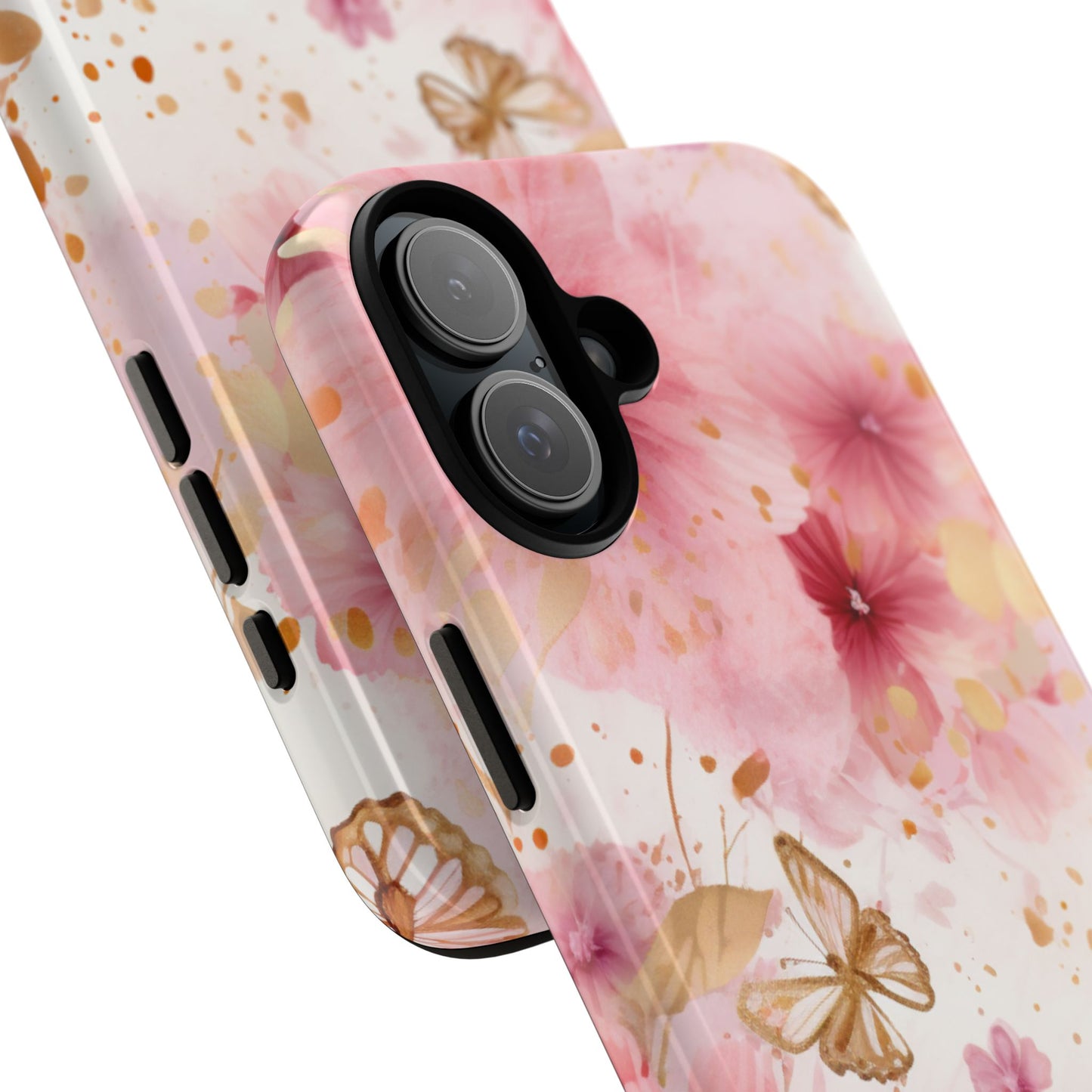 Blush Elegance Floral Mobile Case