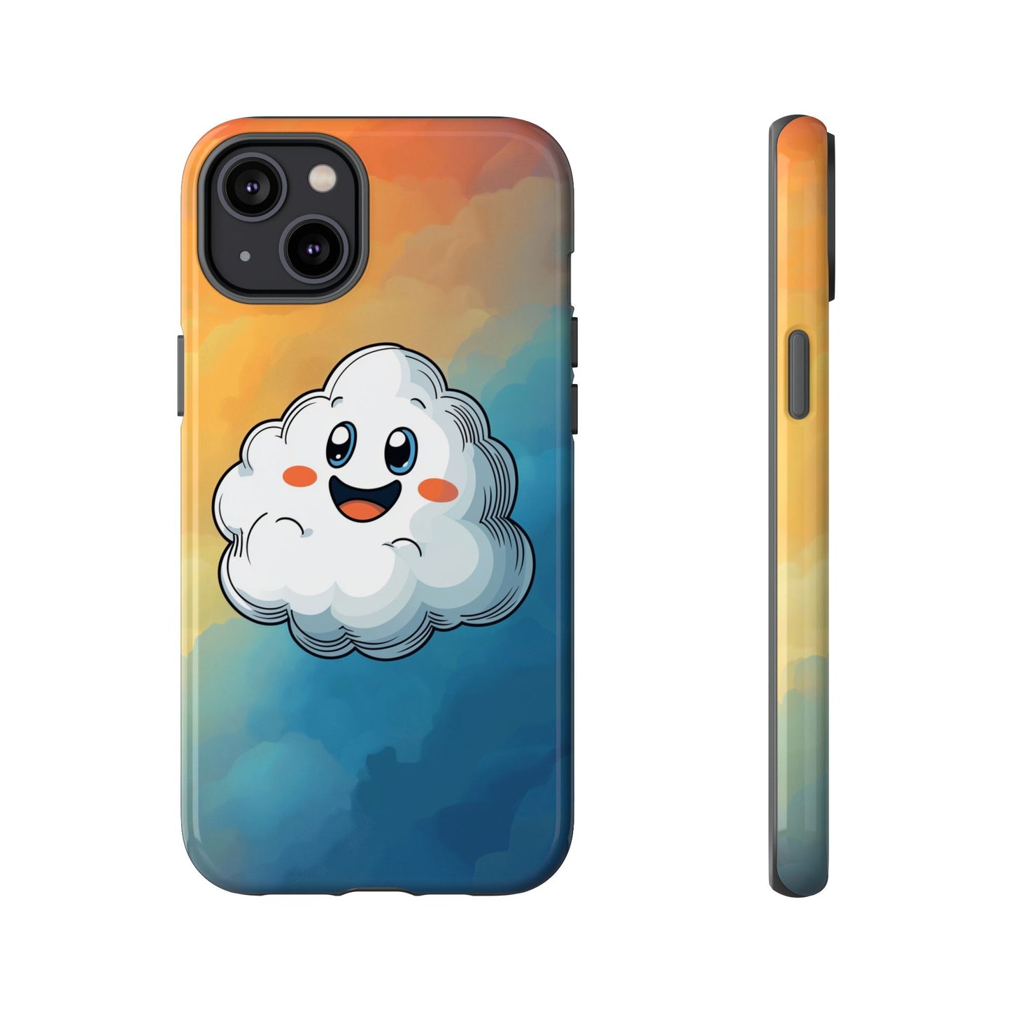 Happy Cloud Anime Phone Case for iPhone, Samsung, Google Pixel