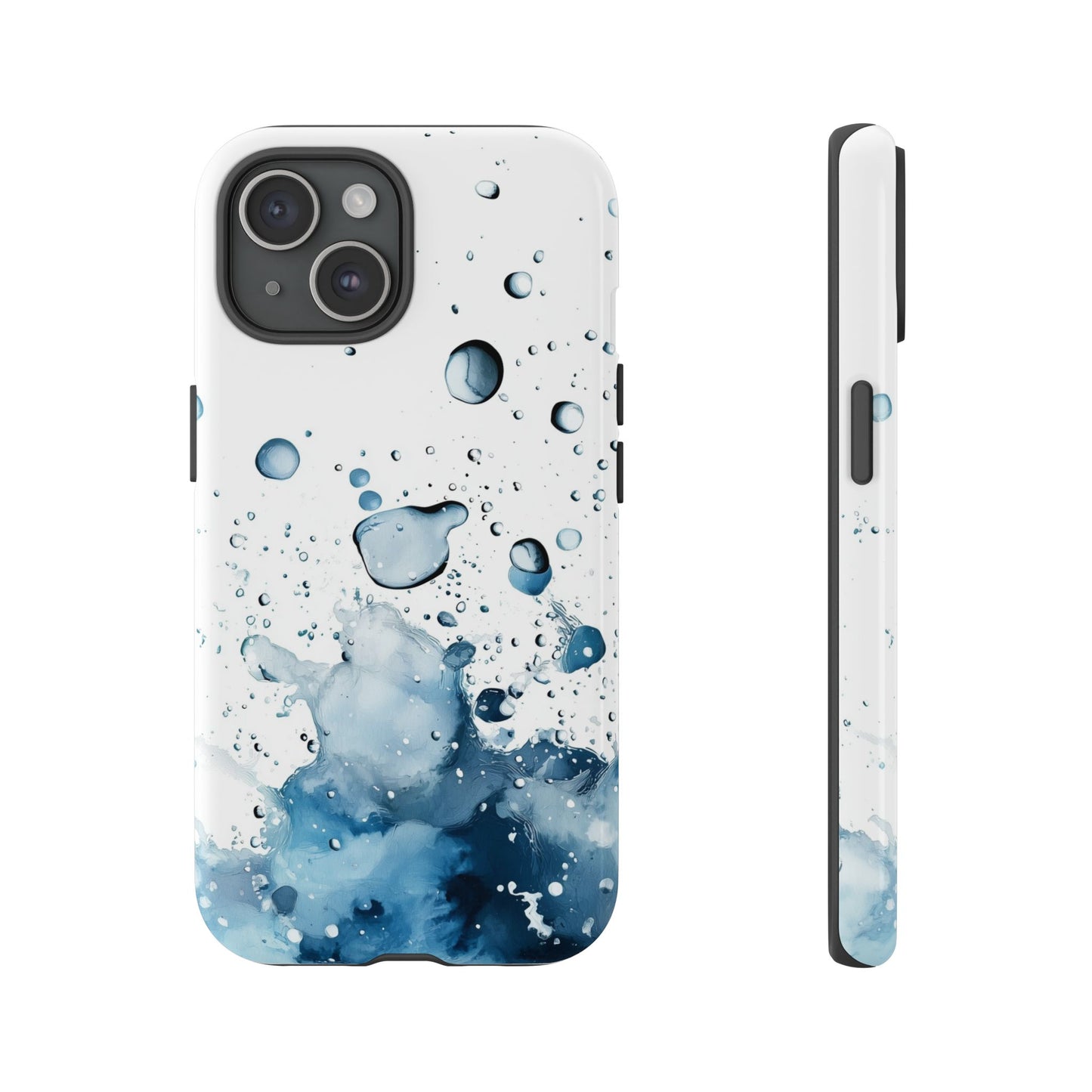 Aqua Burst Watercolor Phone Case for iPhone, google Pixel & Samsung