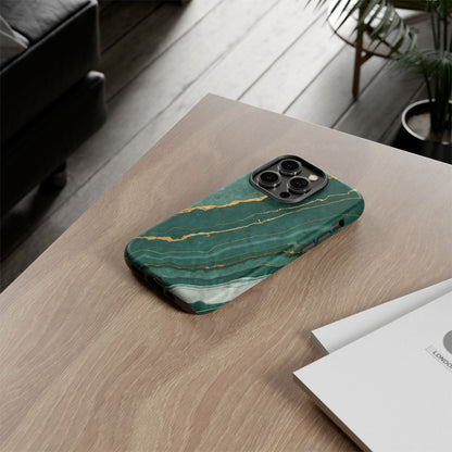 Jade Green Marble Case Design
