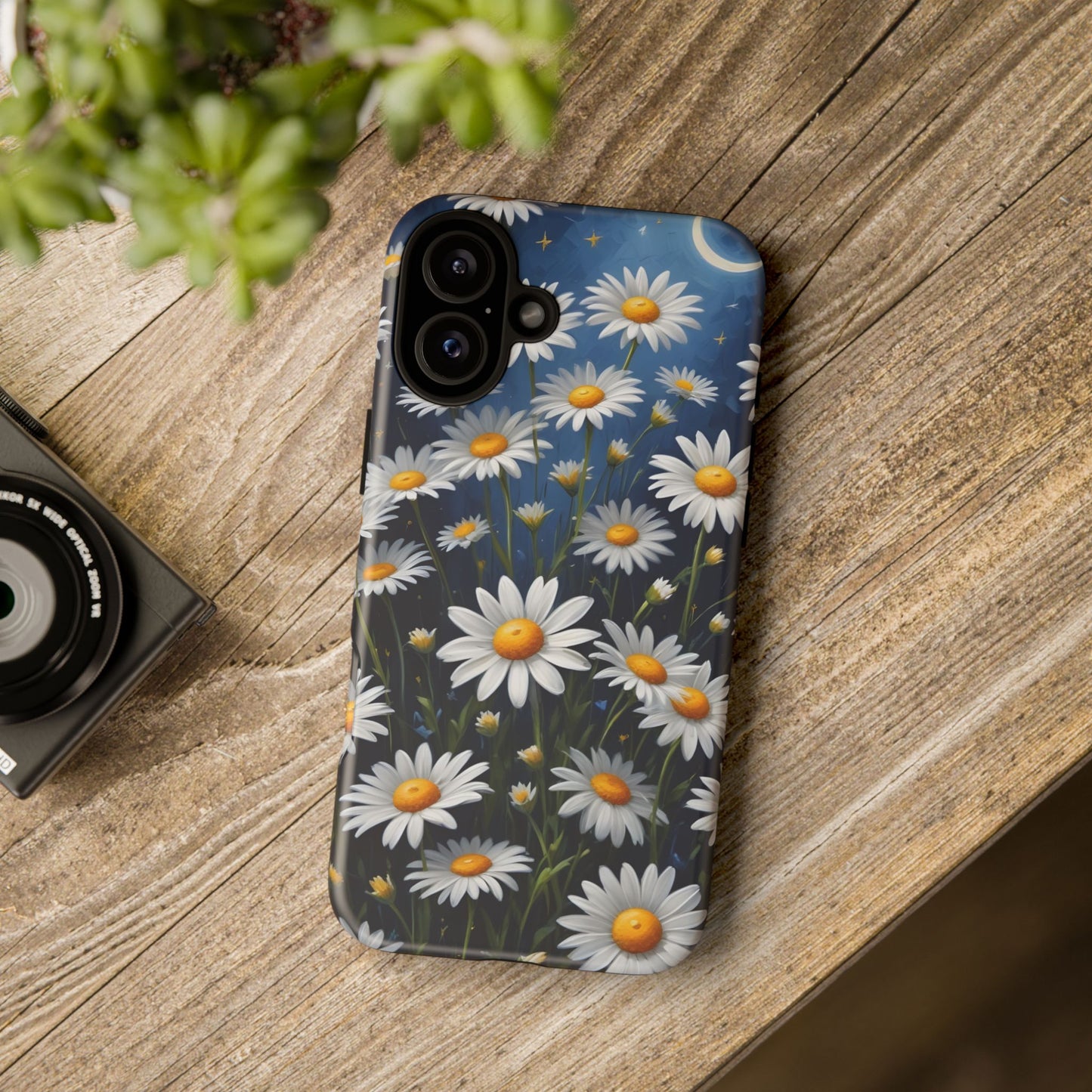 Witchy Daisy Flowers Phone Case Vintage Botanical Cover