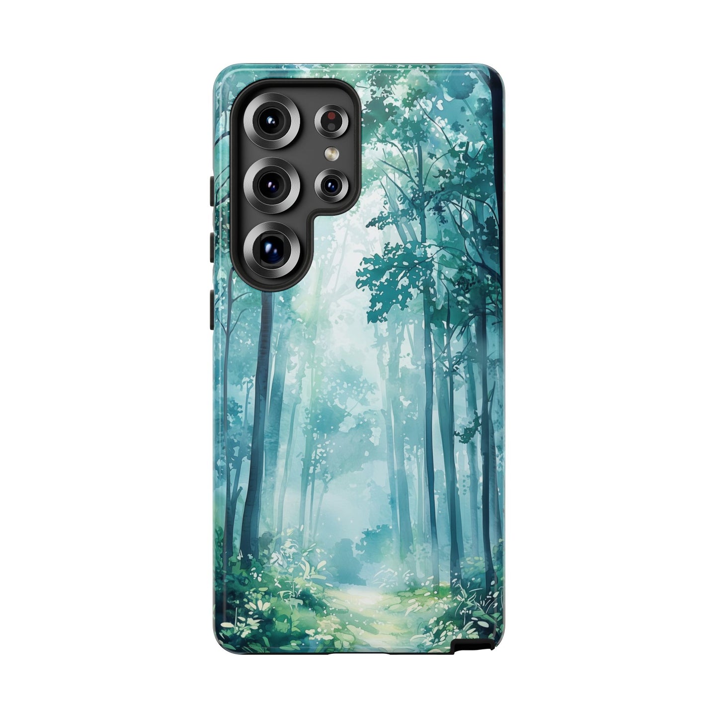 Enchanted Forest Dreamscape Watercolor Phone Case for iPhone, google Pixel & Samsung