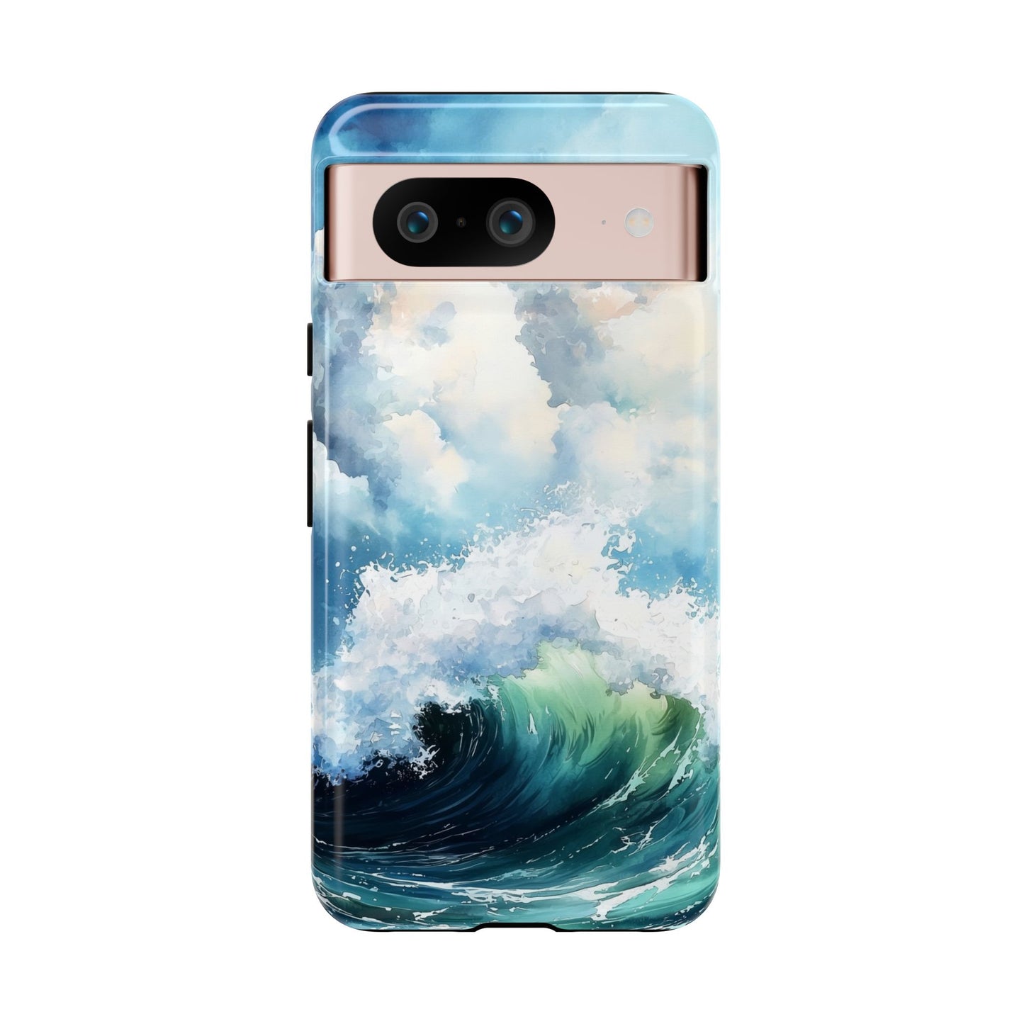 Pastel Wave Dream Watercolor Phone Case for iPhone, google Pixel & Samsung