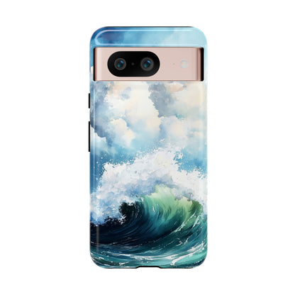 Pastel Wave Dream Watercolor Phone Case for iPhone, google Pixel & Samsung