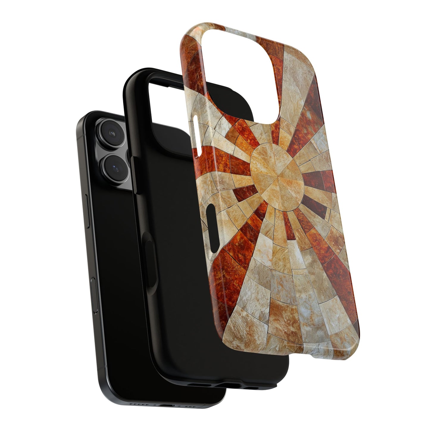 Boho Radiance Stone Mosaic Phone Case for iPhone, Pixel & Samsung