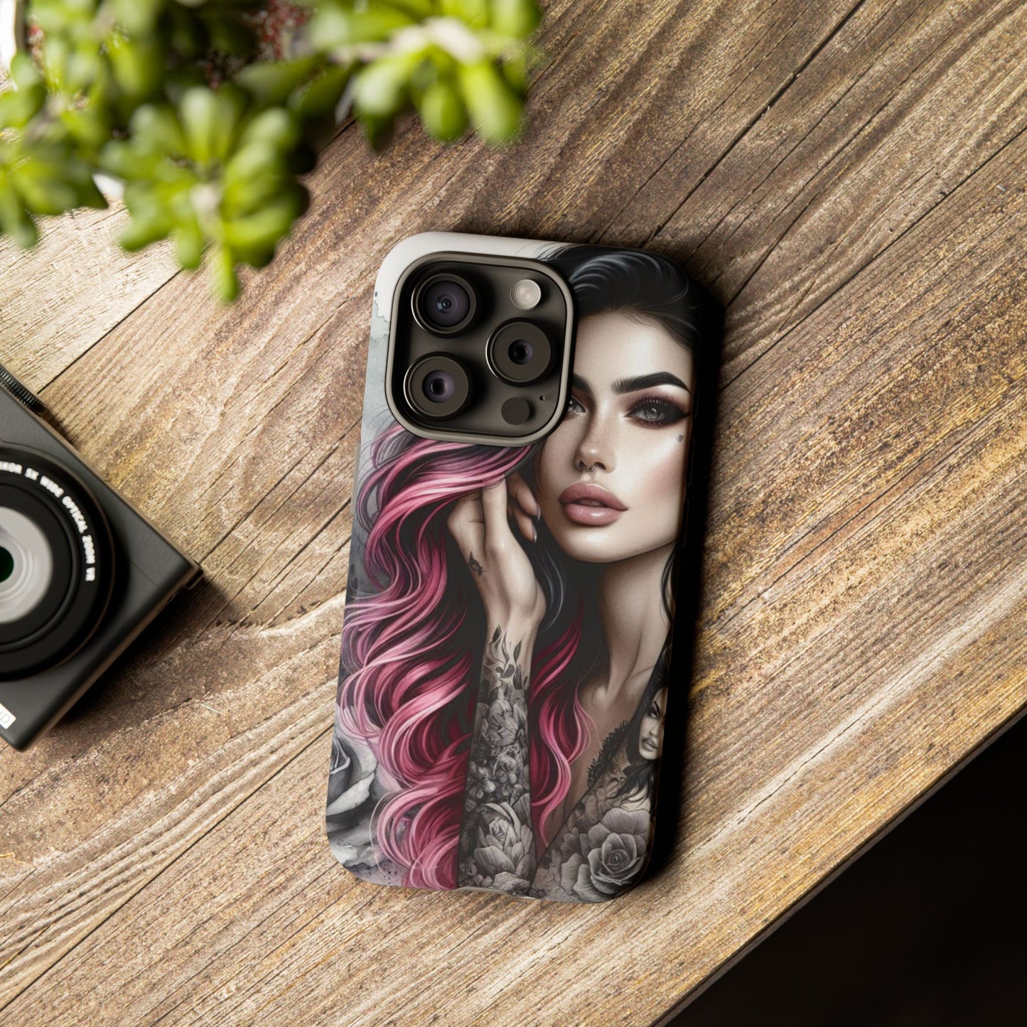 Tattooed Elegance – Gothic Art Mobile Cover