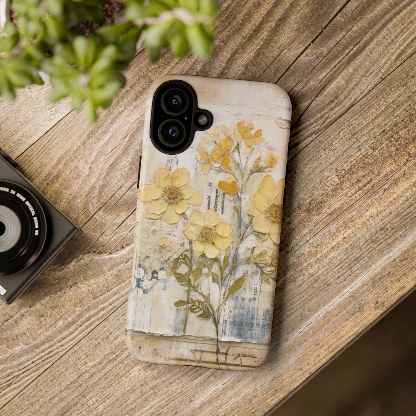 Vintage Botanical Floral Mobile Case