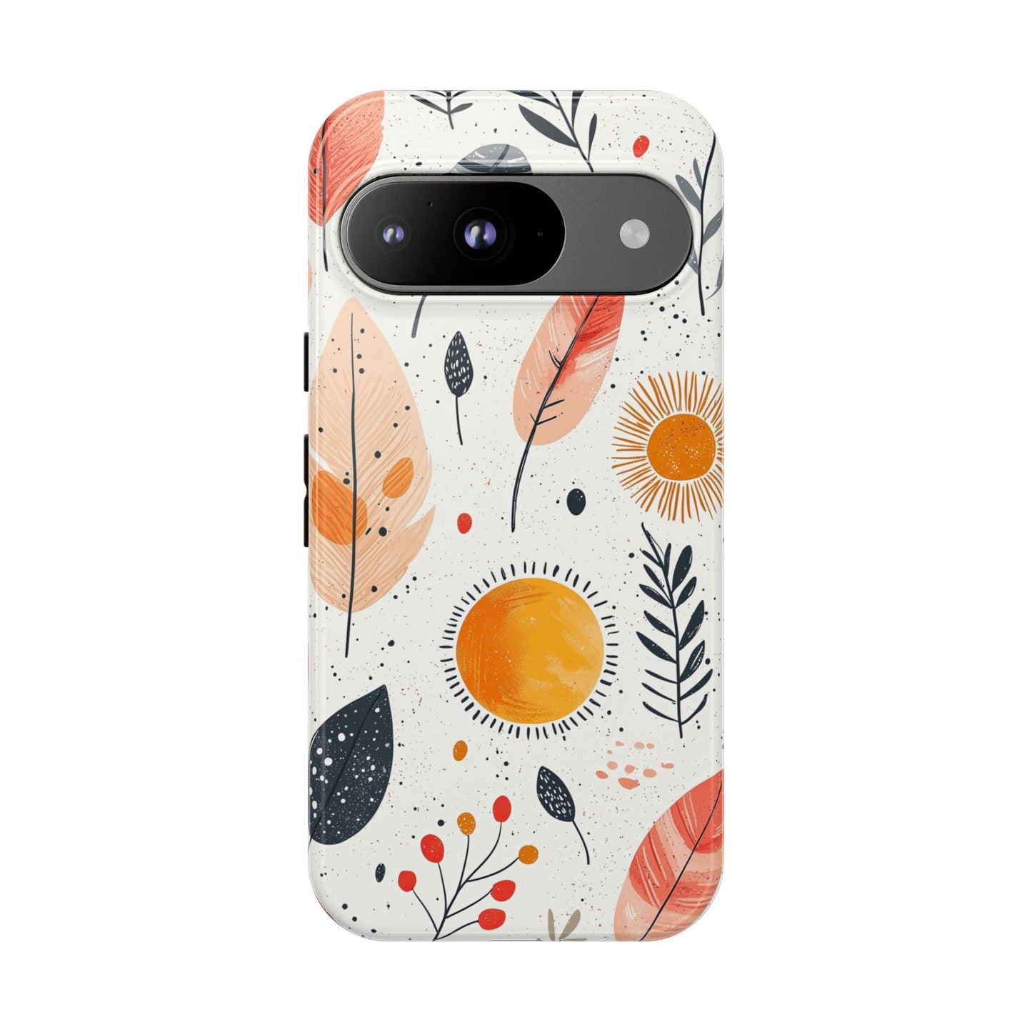 Sunshine & Feathers Boho Phone Case for iPhone, Pixel & Samsung