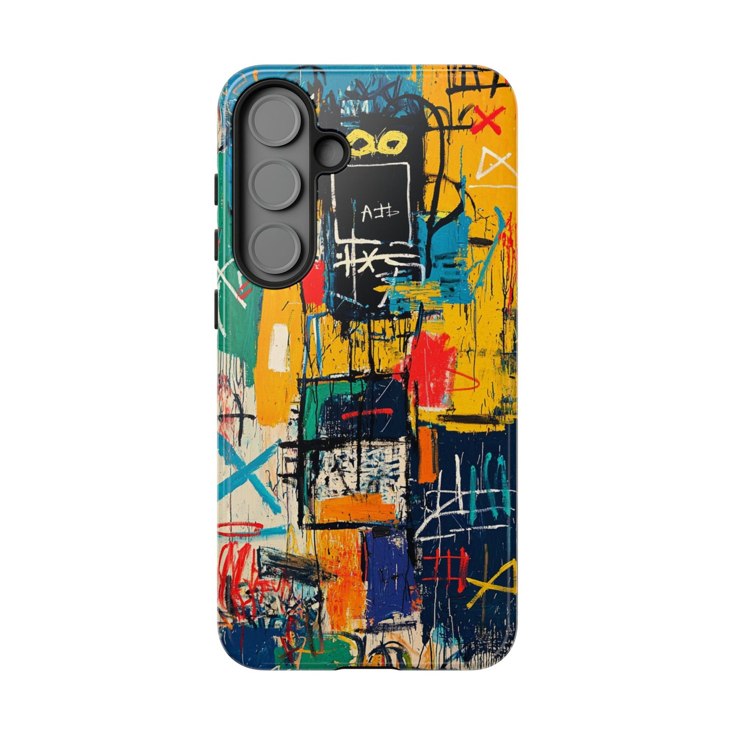 Basquiat Phone Case – Urban Street Art Design - iPhone, Samsung & Google Pixel Cover - Artistic Painting Case,  Art Lover Gift