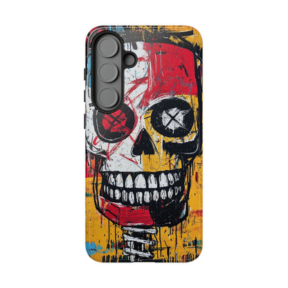 Basquiat Phone Case – Bold Urban Art Design - iPhone, Samsung & Google Pixel Cover - Artistic Painting Case,  Art Lover Gift