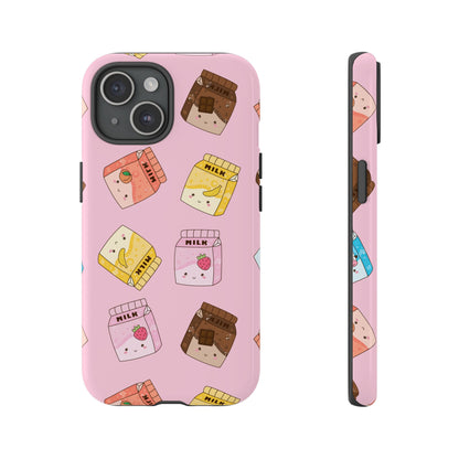 Kawaii Milk Carton Phone Case for iPhone, Google Pixel, Samsung