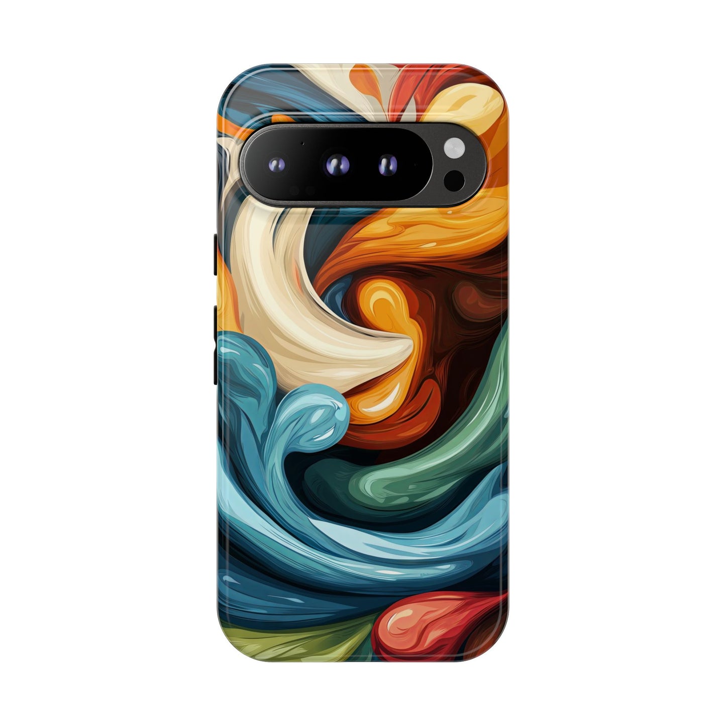 Color Current – Fluid Energy Abstract Phone Case for iPhone, Samsung & Pixel