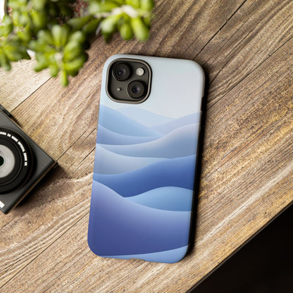 Intricate Abstract Wavy Landscape phone case