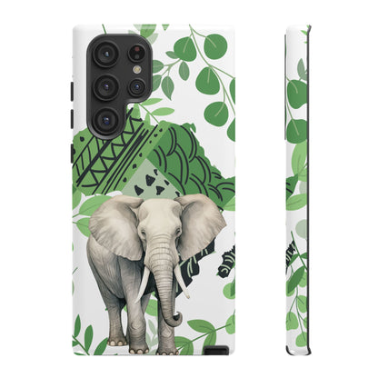 Tropical Elephant Mobile Cover – Nature-Inspired Boho Art