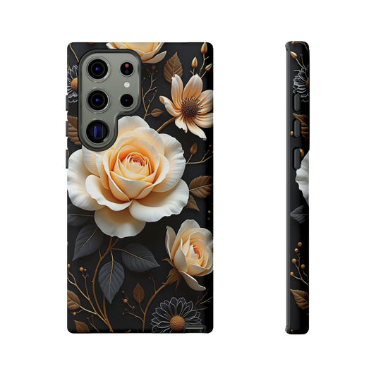 Elegant 3D Floral Design, Botanical Phone Case design for Iphone.