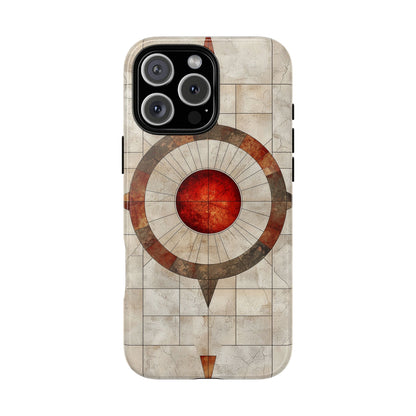 Boho Stone Compass Phone Case for iPhone, Pixel & Samsung