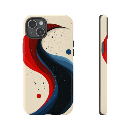 Galactic Drift – Cosmic Wave Abstract Phone Case for iPhone, Samsung & Pixel