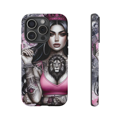 Queen of the Jungle – Regal Tattooed Goddess Mobile Cover