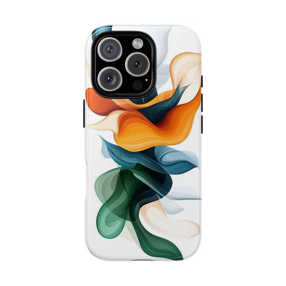 Verdant Flow – Modern Abstract Phone Case for iPhone, Samsung & Pixel