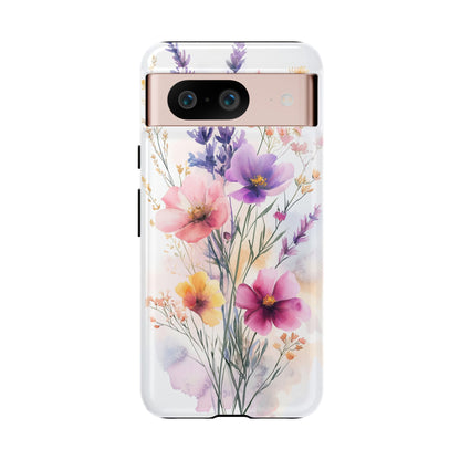 Blooming Meadow Watercolor Phone Case for iPhone, google Pixel & Samsung