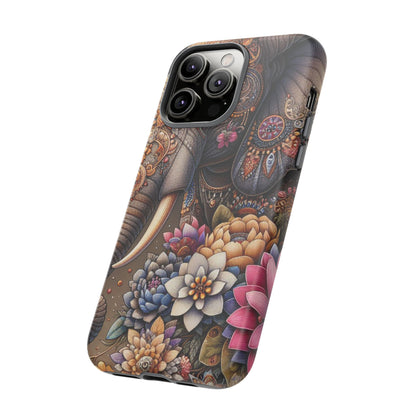 Royal Ornate Elephant Mobile Cover – Luxurious Bohemian Art