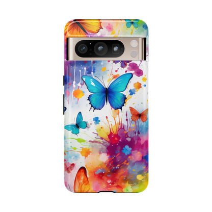 Vibrant Watercolor Butterfly Mobile Case