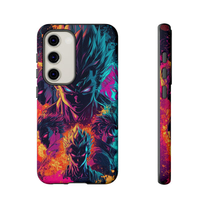 Multiverse Saiyan Rebellion | Comic-Style Anime Warriors Explosion Phone Case for iPhone, Samsung & Pixel