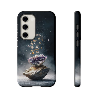 Mystic Amethyst Stones Phone Case for iPhone, Samsung & Google Pixel