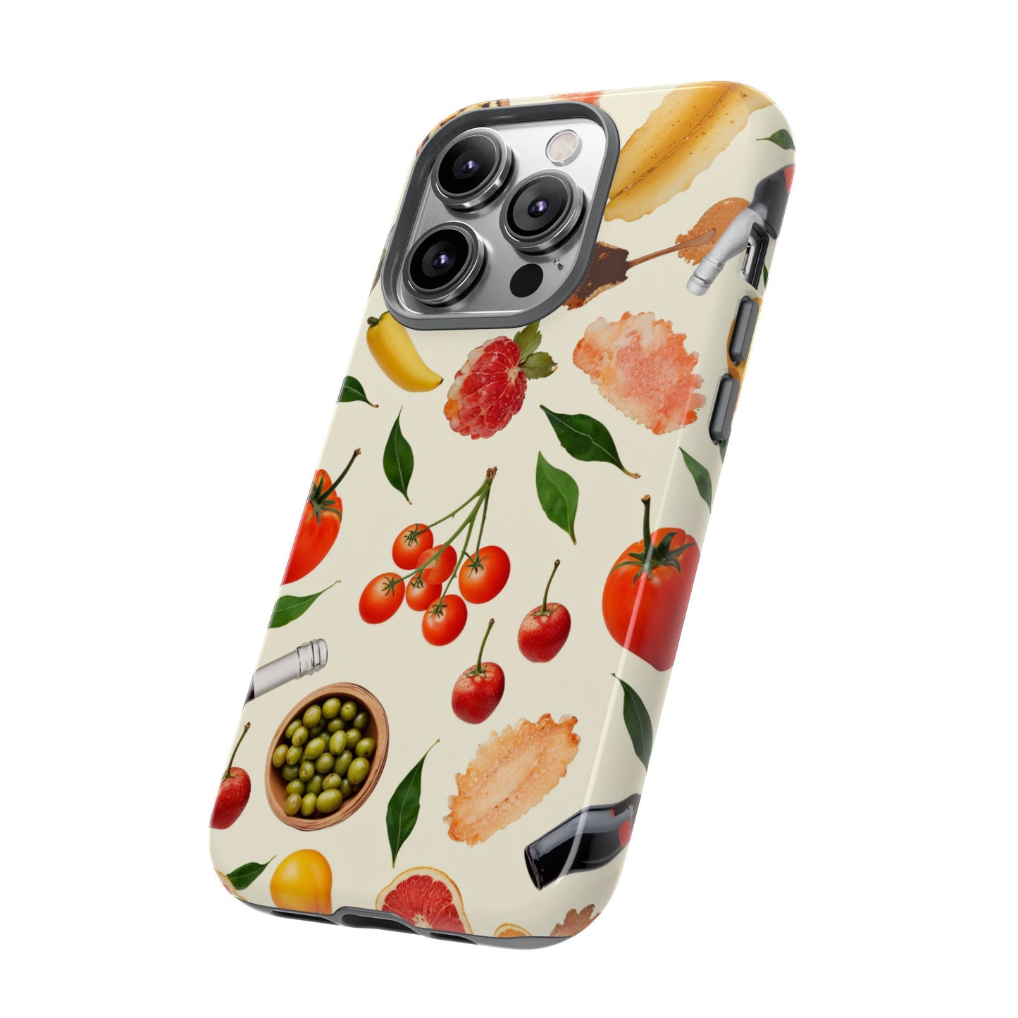 Fresh Fruits & Veggies Pattern Phone Case