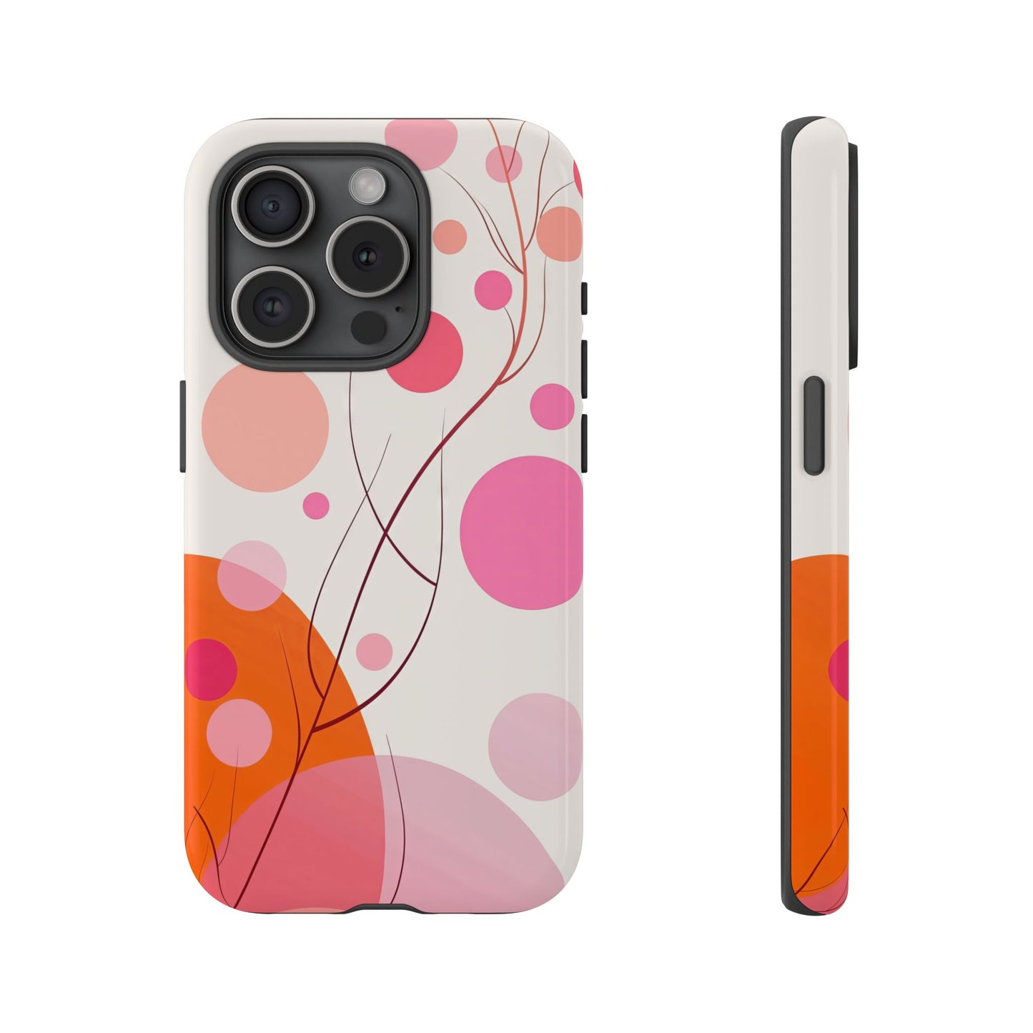 Blush Bloom – Abstract Floral Phone Case for iPhone, Samsung & Pixel