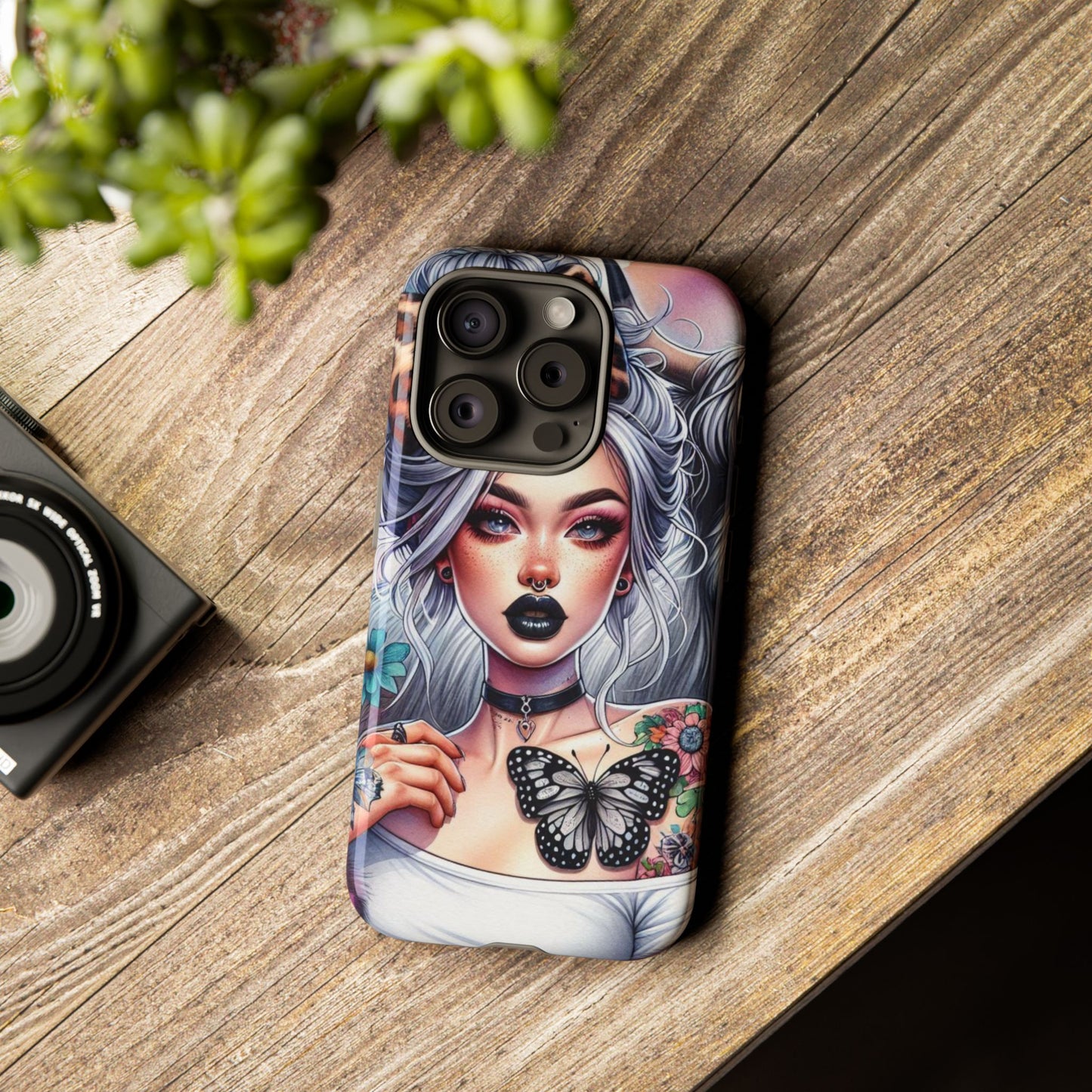 Wild Spirit – Gothic Chic & Nature Fusion Mobile Cover