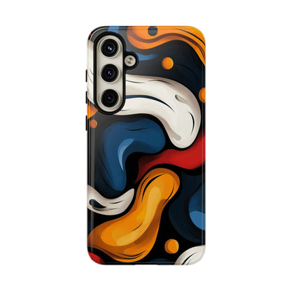 Liquid Pop Abstract Case – Bold Swirl Design for iPhone, Google Pixel & Samsung
