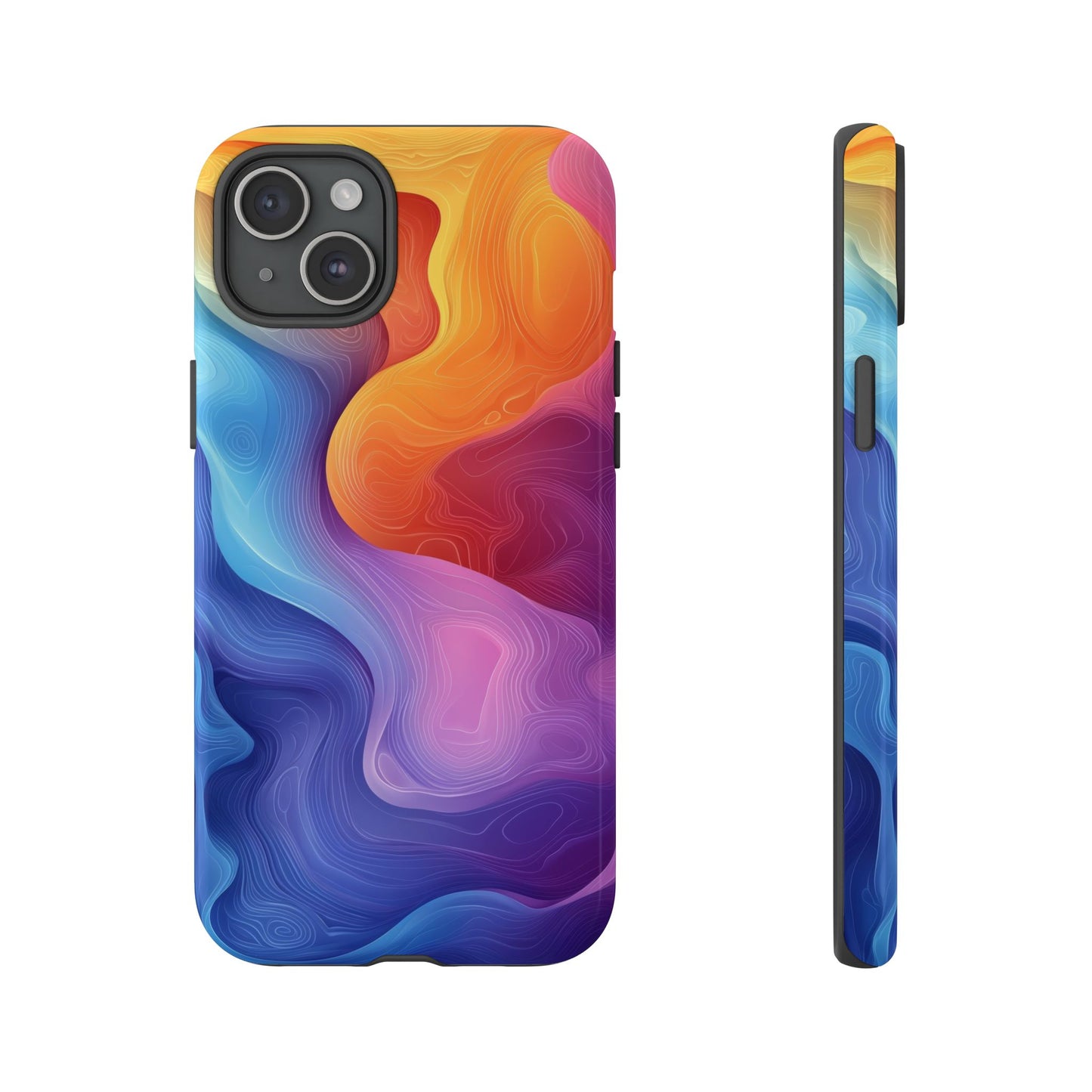 Aurora Flow Watercolor Phone Case for iPhone, google Pixel & Samsung