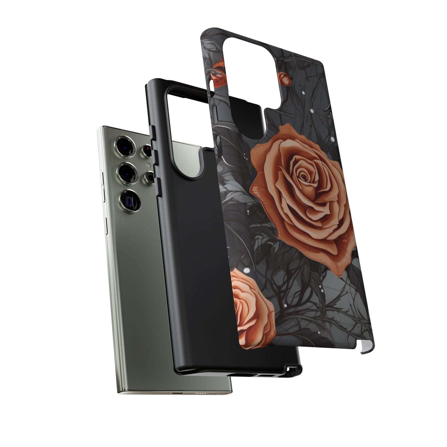 Mystic Noir Rose Mobile Case