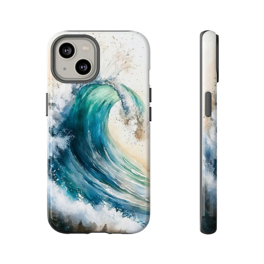 Coastal Calm Watercolor Phone Case for iPhone, google Pixel & Samsung