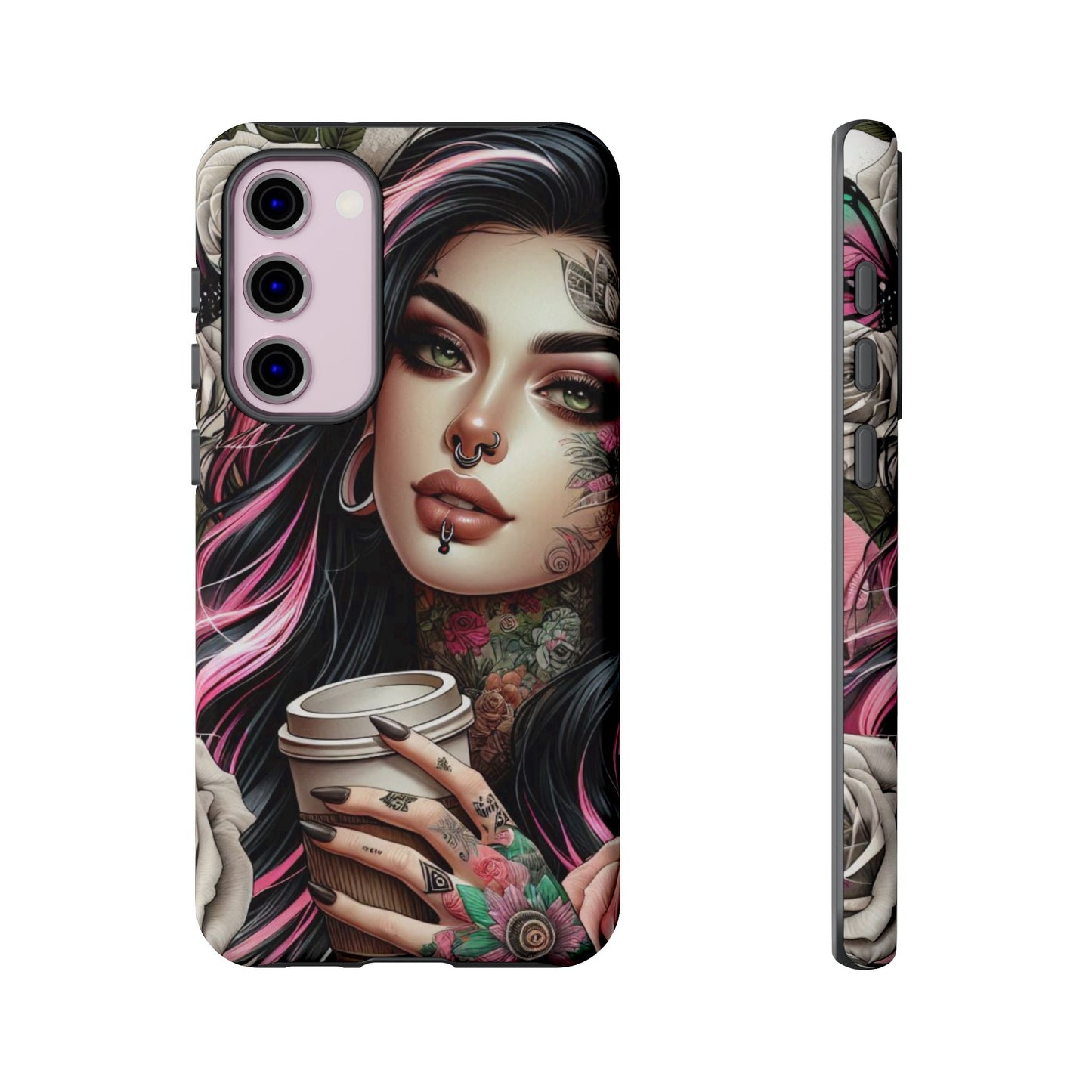 Gothic Rose Coffee Queen Mobile Case