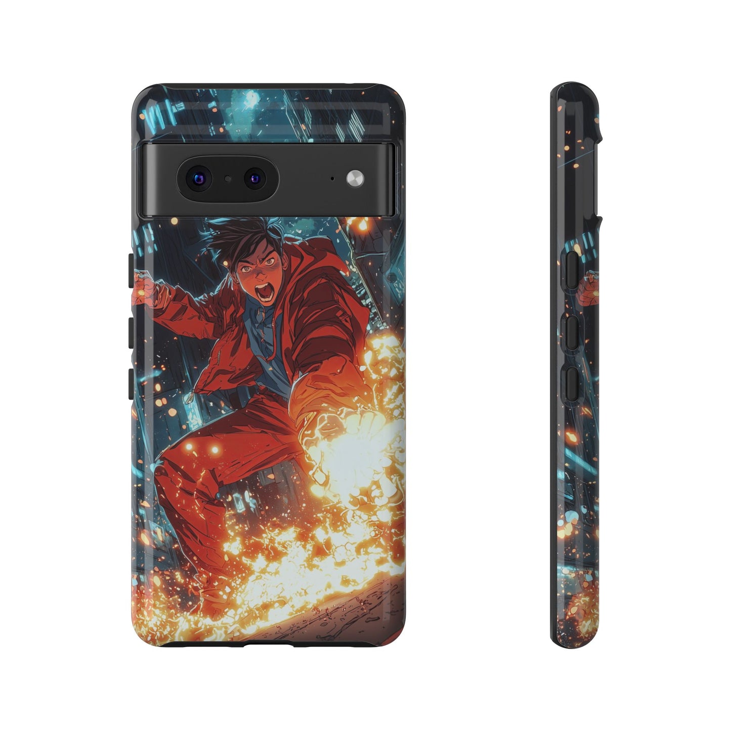 Urban Firestarter | Neon Blaze Hero Phone Case for iPhone, Samsung & Pixel