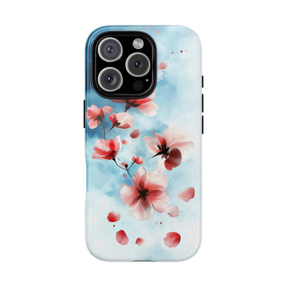 Petal Whispers Watercolor Phone Case for iPhone, google Pixel & Samsung