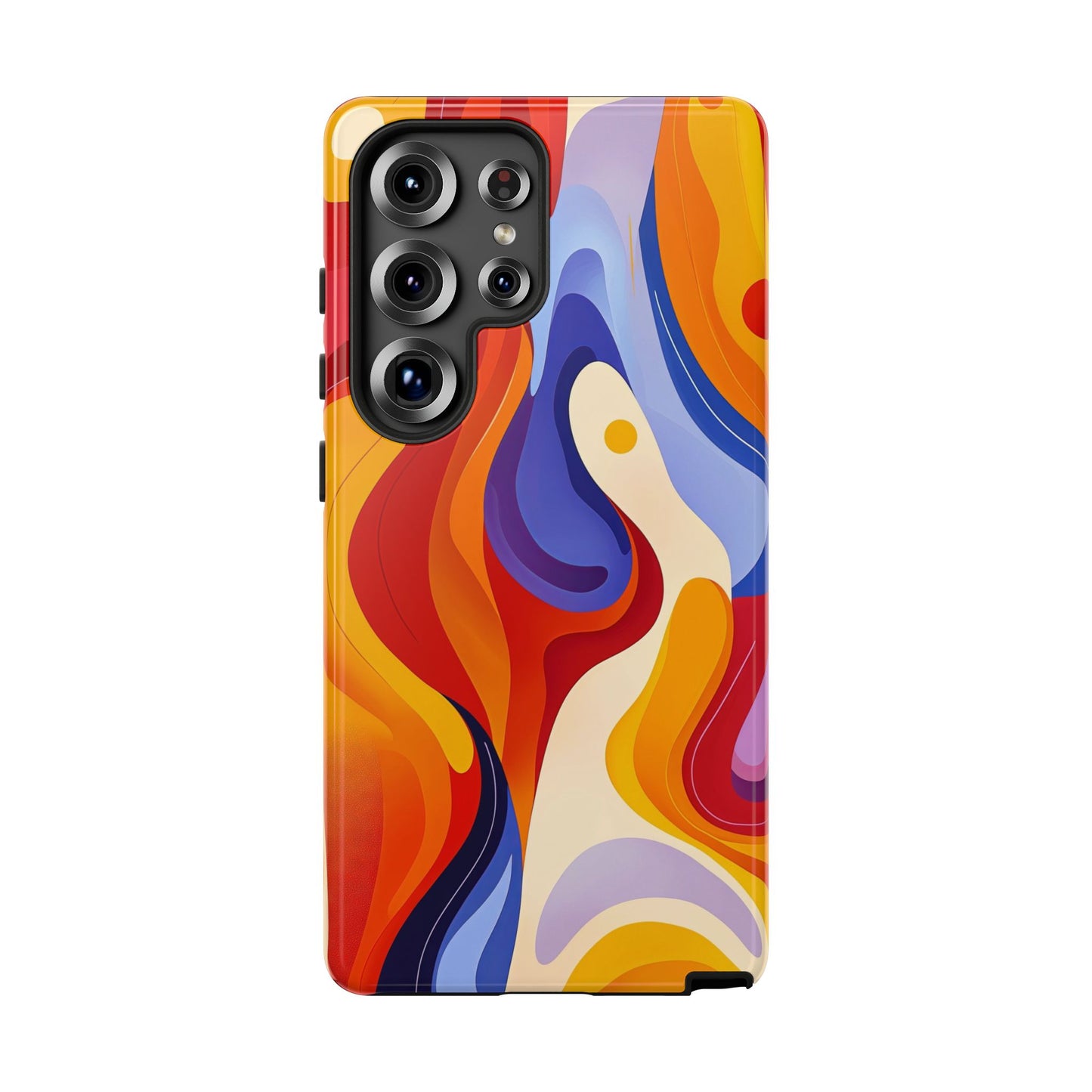 LavaFlow – Vivid Heatwave Abstract Phone Case for iPhone, Samsung & Pixel
