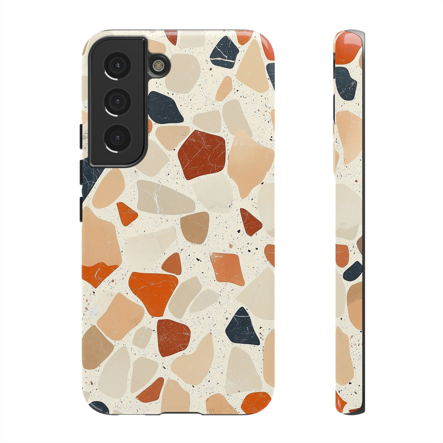 Rustic Terrazzo Stone Phone Case for iPhone, Pixel & Samsung