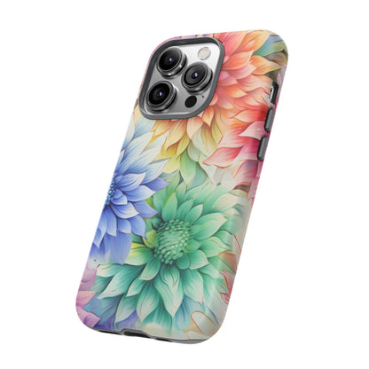Rainbow Bloom Mandala Floral Mobile Case