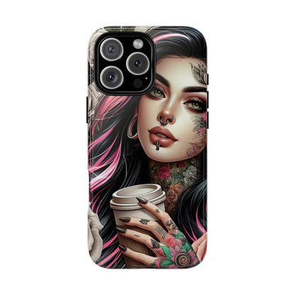 Gothic Rose Coffee Queen Mobile Case