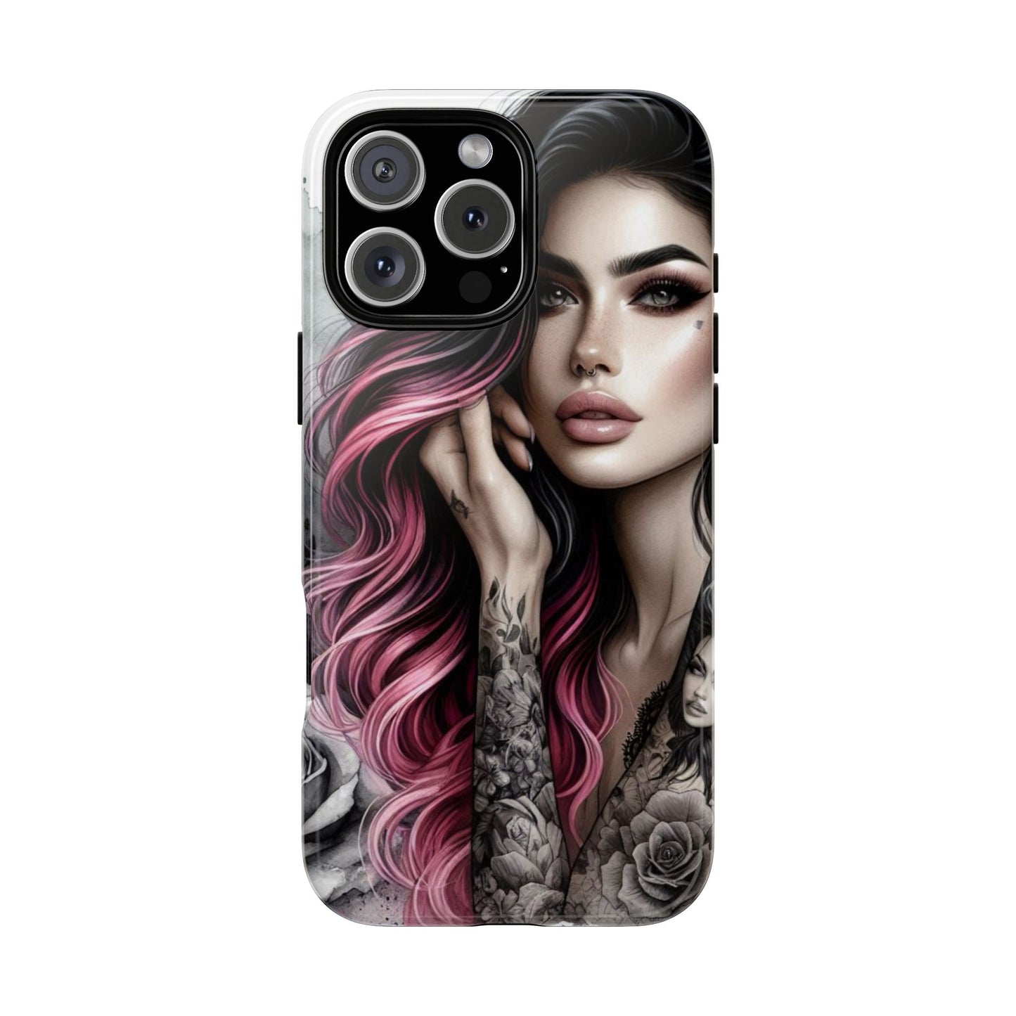 Tattooed Elegance – Gothic Art Mobile Cover