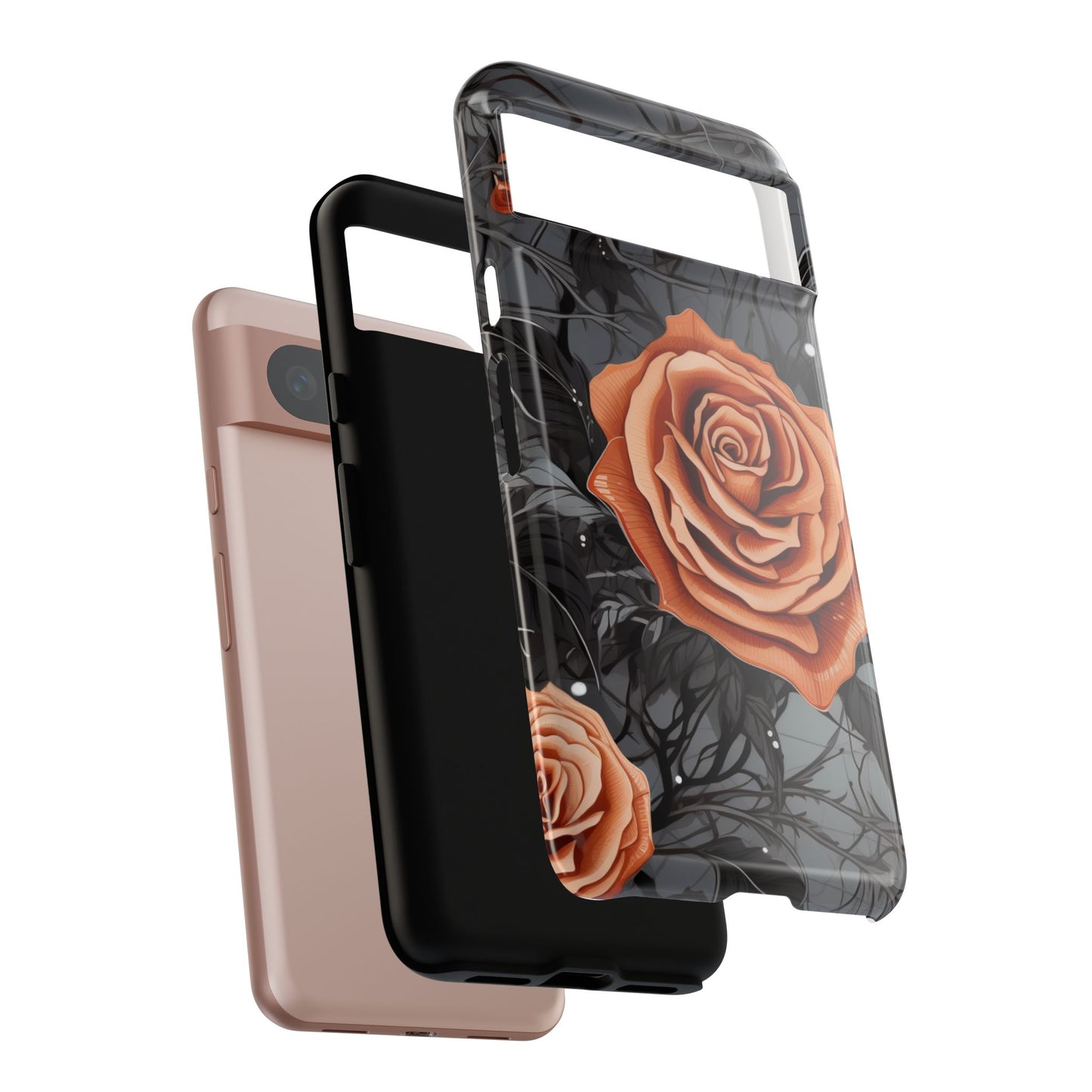 Mystic Noir Rose Mobile Case