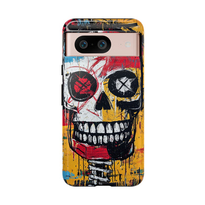 Basquiat Phone Case – Bold Urban Art Design - iPhone, Samsung & Google Pixel Cover - Artistic Painting Case,  Art Lover Gift