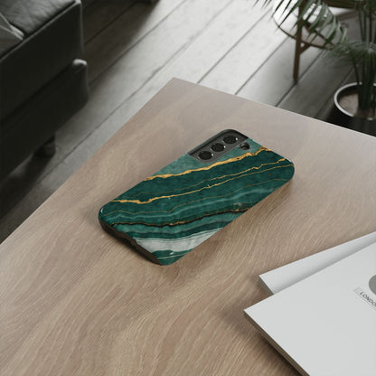 Jade Green Marble Case Design