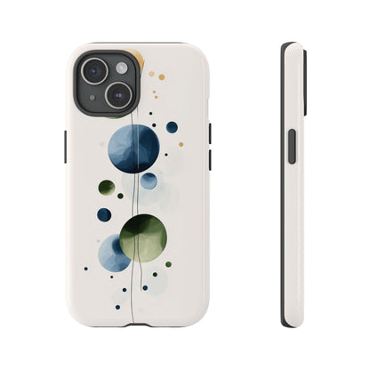 Orbit Bloom – Abstract Bubble Art Phone Case for iPhone, Samsung & Pixel