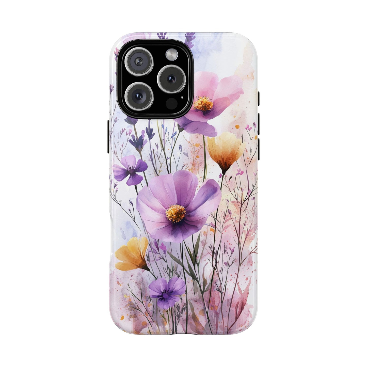 Wildflower Symphony Watercolor Phone Case for iPhone, google Pixel & Samsung