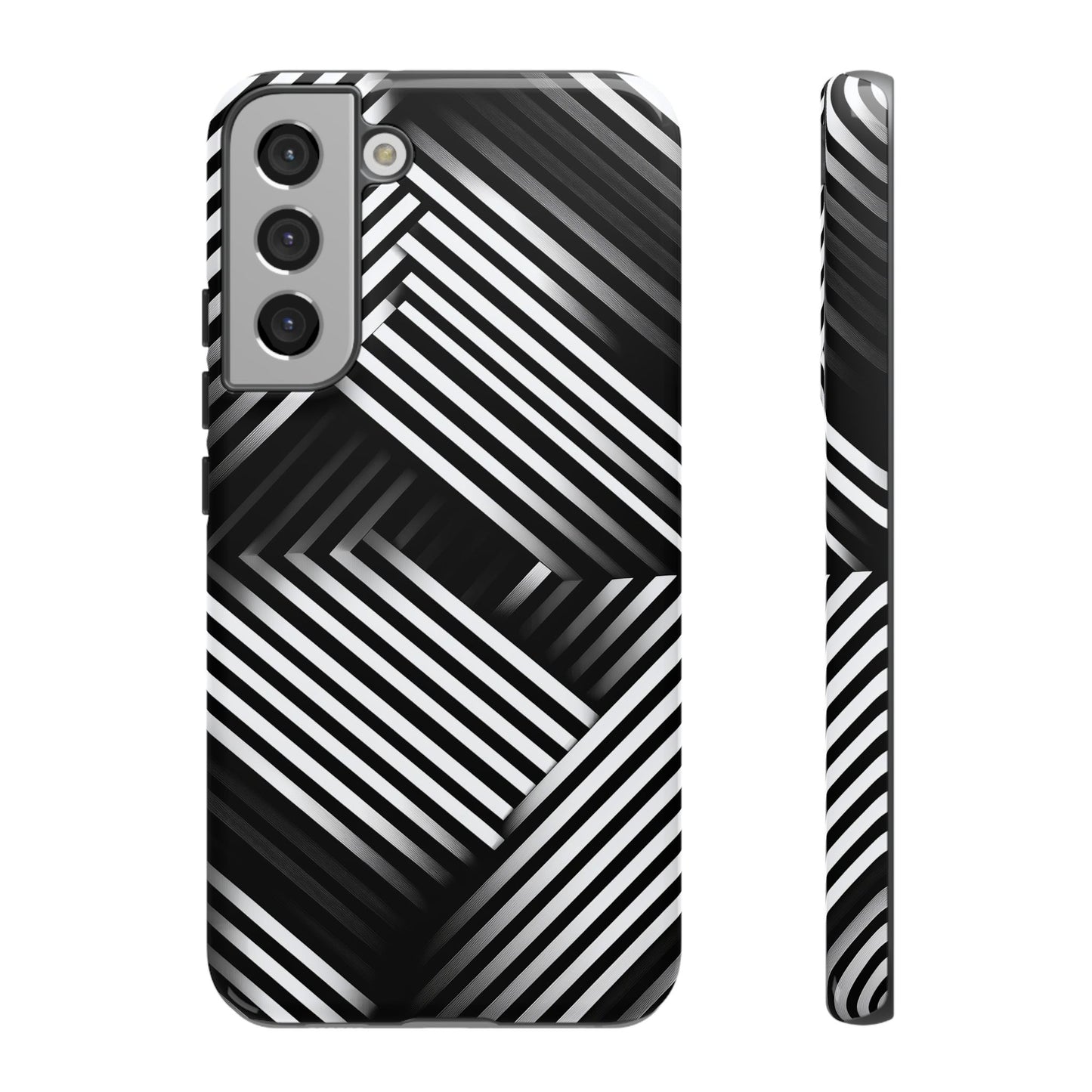 Monochrome Matrix Phone Case for iPhone, Pixel & Samsung