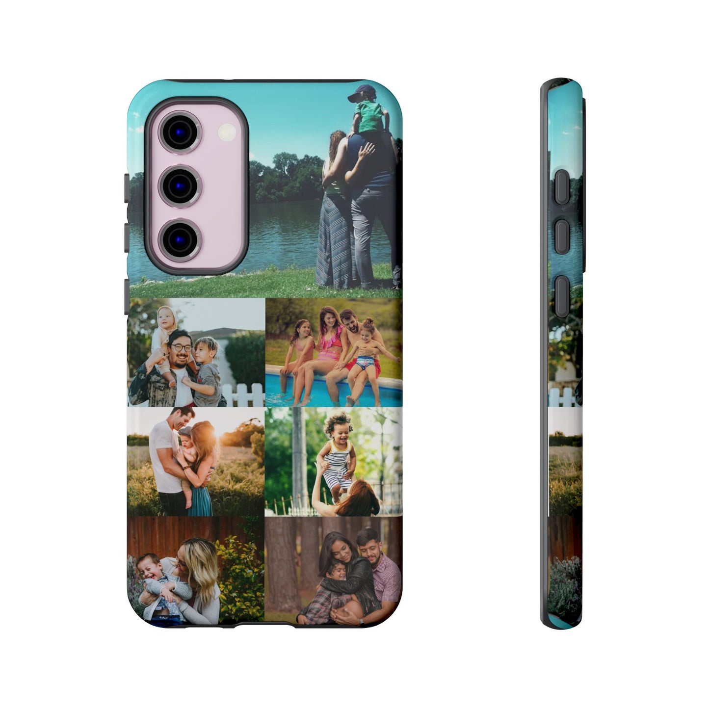 Personalised Custom Photo Collage Phone Case – Add Your Images/Loving Memory – Unique Gift for iPhone, Samsung  & Google Pixel – Protective & Stylish Cover, Couples Gift